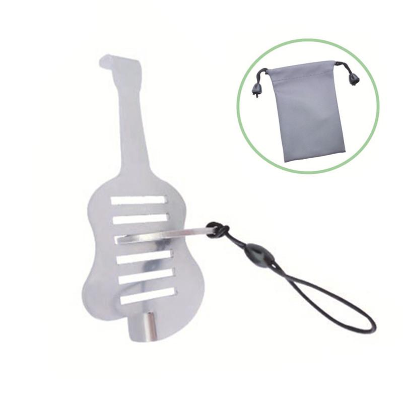 

Внешний вид гитары дверной стопор новый нержавеющая сталь портативный стопор держатель бесплатный противоугонный ограничитель защелки безопасности серебряный