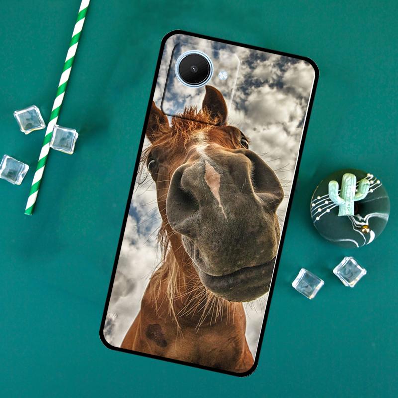 

Horse Animal For Realme 11 9 10 12 Pro Plus C55 C53 C51 C33 C31 C30 C25s C21Y C15 GT3 GT5 GT Neo5 Case Realme C55