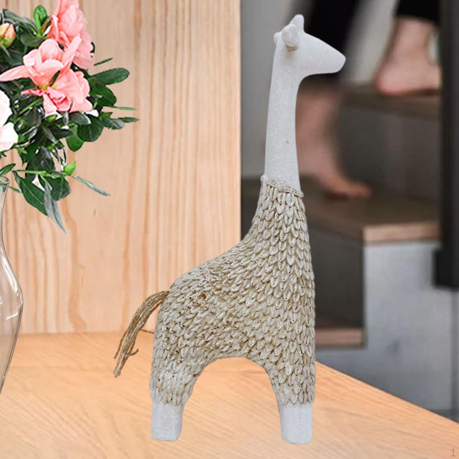 

Decorative Giraffe Statuette, Collectible Figurine, Abstract Sculpture, Table Ornament for L