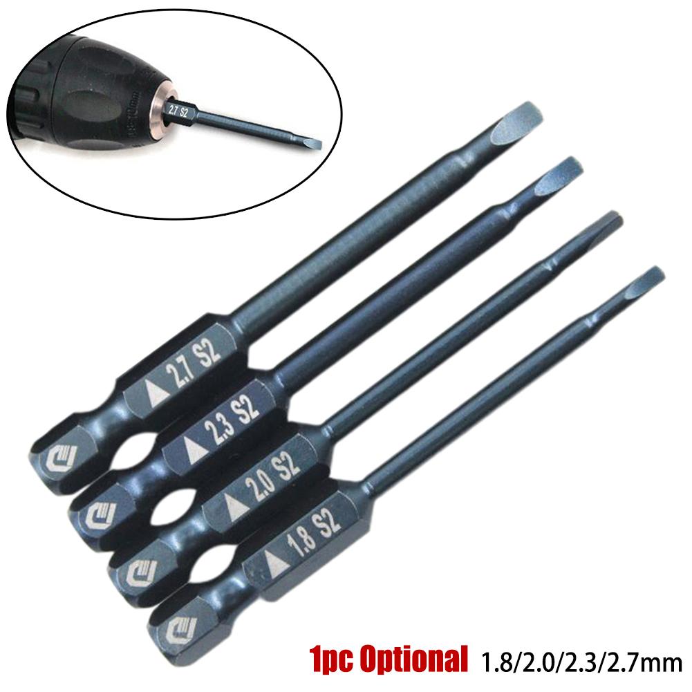 Triangle Screwdriver Bit Wide Using Dark Blue Electric