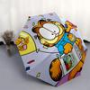 1pc Garfield Coffee Mug with Confetti Print - Automatic Opening Umbrella, Portable Folding Design, 8-Rib Iron Frame Outdoor Umbrella, Ideal Gift for F