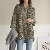 Women Spring Casual Long Sleeve Printed Top European American Fashion