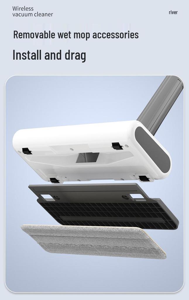 Versatile Handheld Vacuum: Powerful Suction, Pet Hair Removal, Wet & Dry Cleaning, Mopping