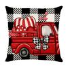 Valentines Day Pillow 45x45cm Sqaure Love Heart Pattern for Couch Sofa Chair Style D