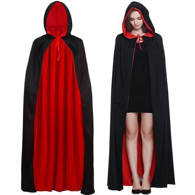 Medieval Hooded Cloak Gothic Long Robe Cape Costume for Performance Halloween LARP Renaissance Festival
