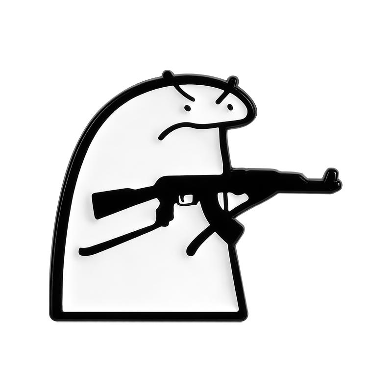 

12 Styles Fitness Flork Meme Enamel Pins Funny Cartoon Humor Love Cats Sport Brooches Lapel Badge Jewelry Gifts for Friends