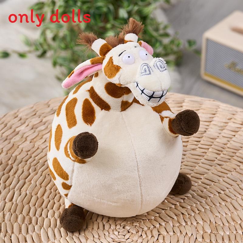 Hippopotamus Unicorn And Giraffe Plush Toy Keychain Pony With Soft Short Plush For Collectors And Decor