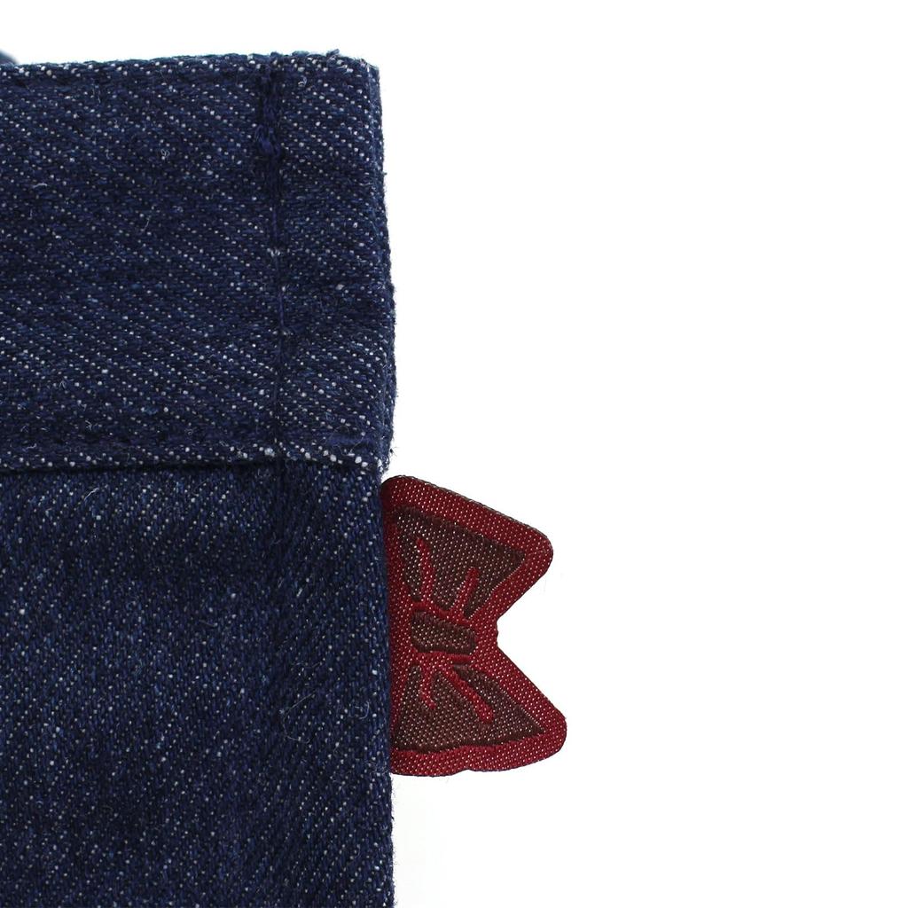 Hapitas MC16 Moomin Little My Tote Bag with Wide Denim Blue 2-Way Gusset, Women's,