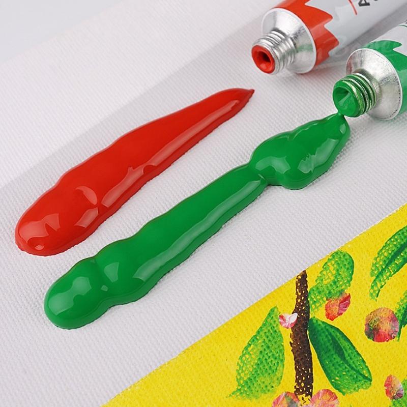 24-color Acrylic Pigment Set 12ml Children's Graffiti Hand-painted Art Student Painted Pigments