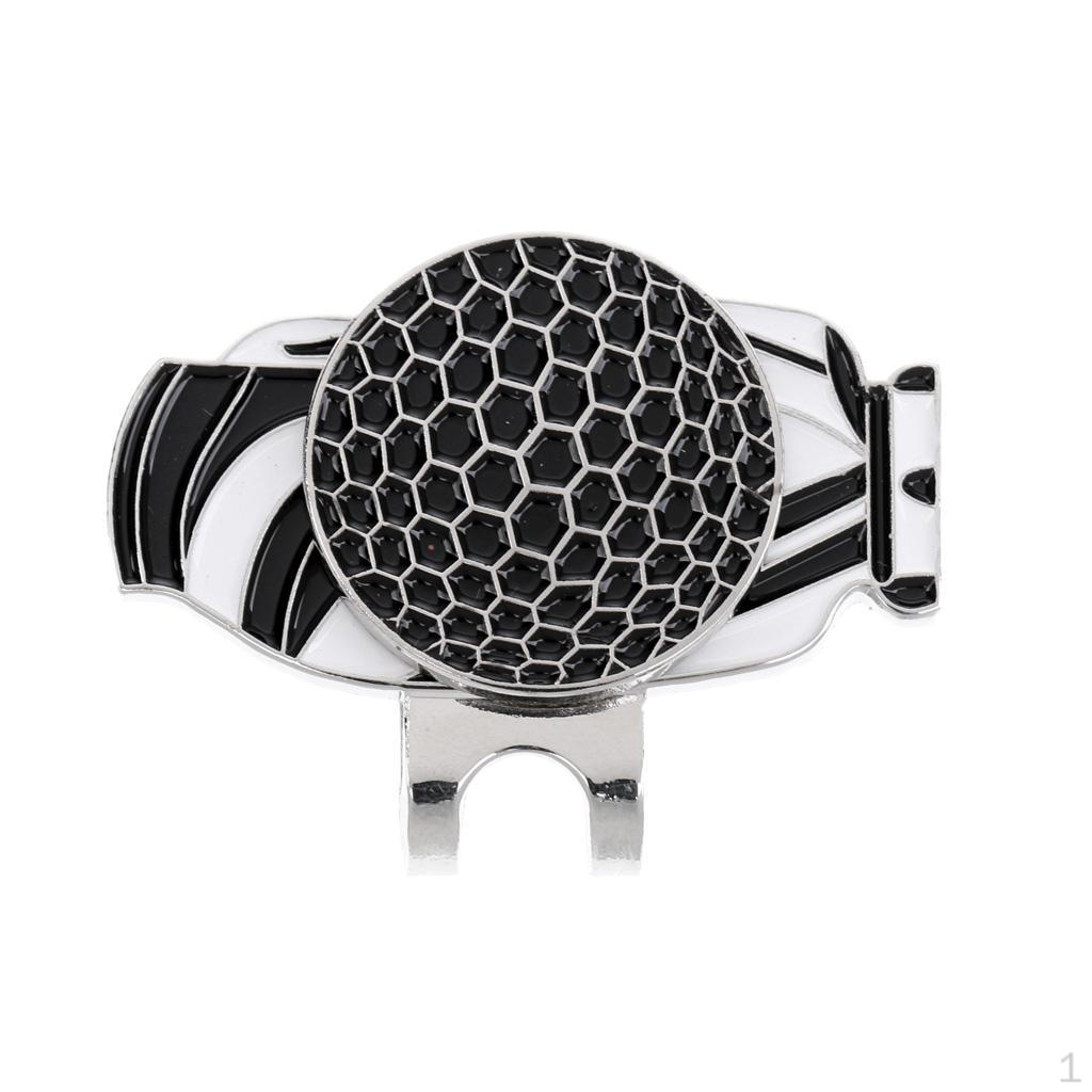 

Bag Alloy Golf Ball Marker With Hat чорний