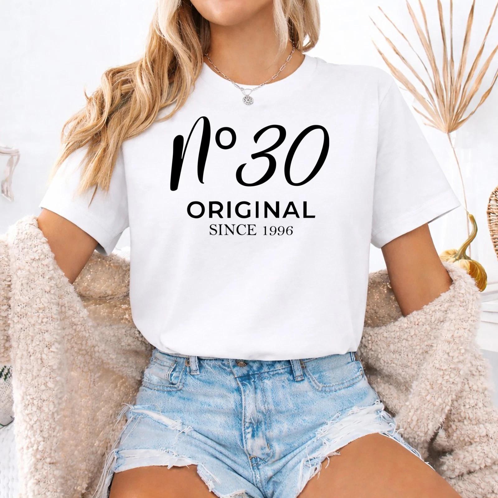 Personalised 30th Birthday Queen Party Women T-Shirts 1996, Degree 30 4XL