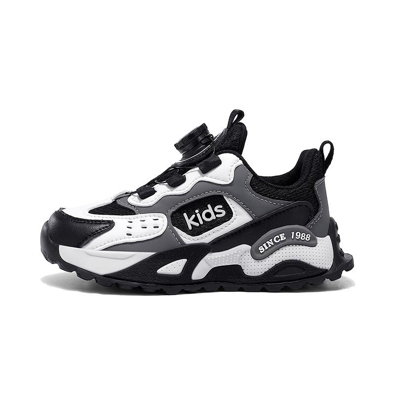 Boys Sports Shoes Girls Shoes 2025 Spring and Autumn Middle School Boys Students Lightweight Mesh Dad Shoes Campus Leisure