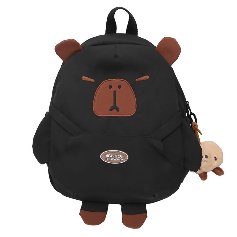 

Рюкзак с героями мультфильмов для девочек, школьный рюкзак большой емкости, дорожная сумка чёрный