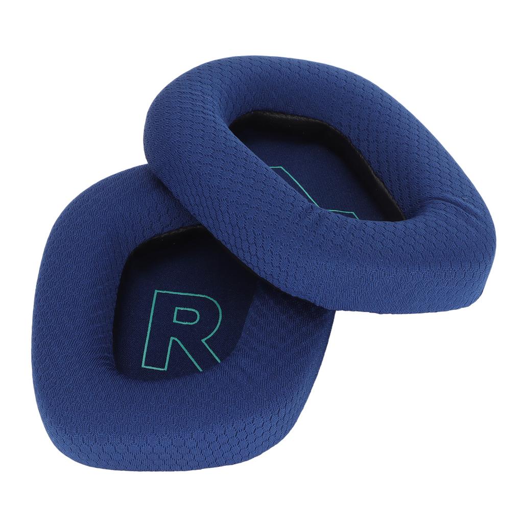 Ear Pads Professional Sound Insulation Headset Ear Cushion Replacement with Soft Breathable Mesh for G733 Headset Blue