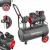 24L Silent Oil-Free Compressor 2 Pistons 2 Pumps 230V Compressor