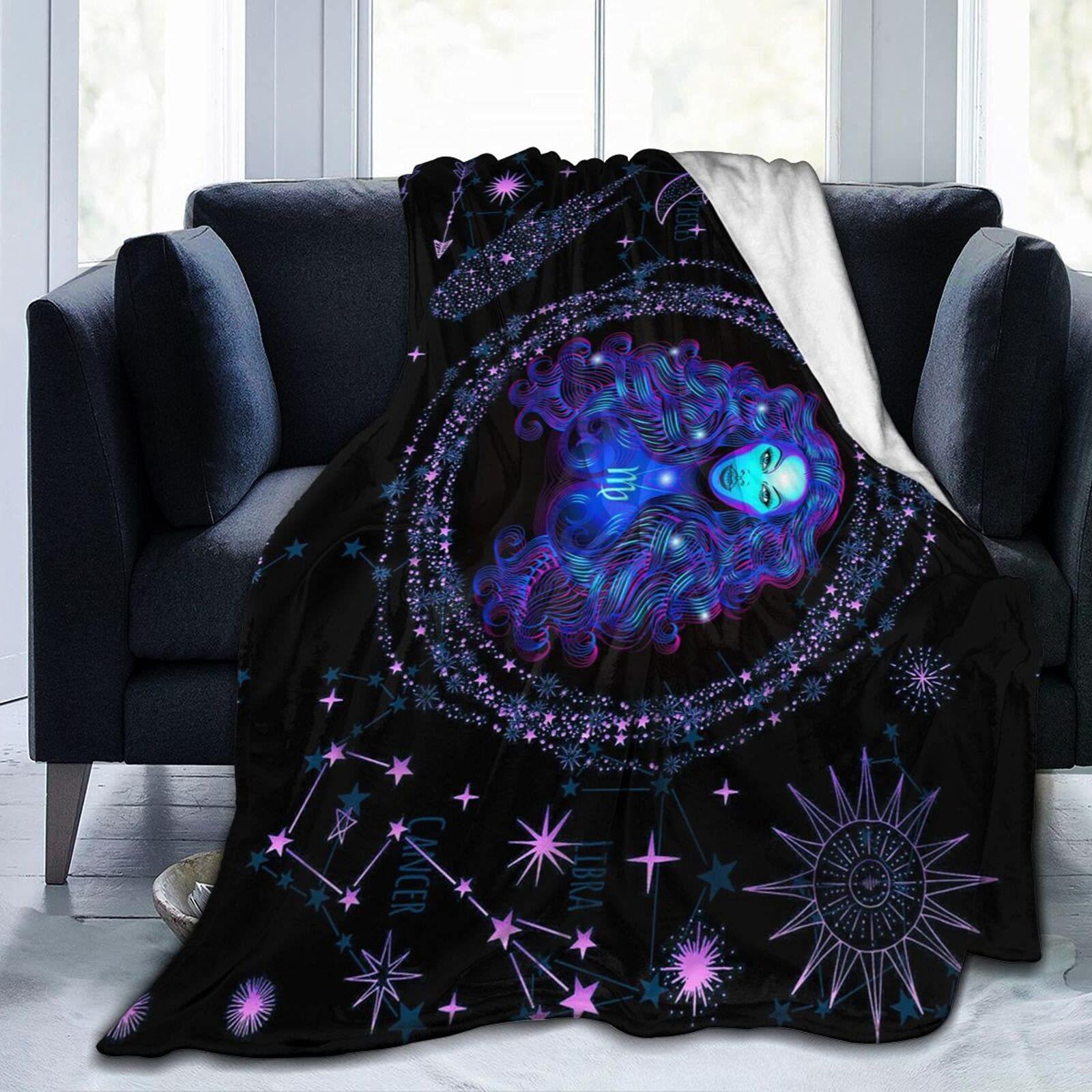 

Одеяло из фланели Таро Подарочное одеяло для любителей Таро Одеяло на Хэллоуин День рождения 70x100cm