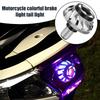 LED Lights For Motorcycles Waterproof Motorcycle Rear Light Colorful Warning Flash Lamp For ATV Night Riding Scooter Outdoor