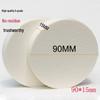Professional Makeup Artist's Dual-Use Wet and Dry Sponge - Large Round White Puff for Foundation Application (9cm)