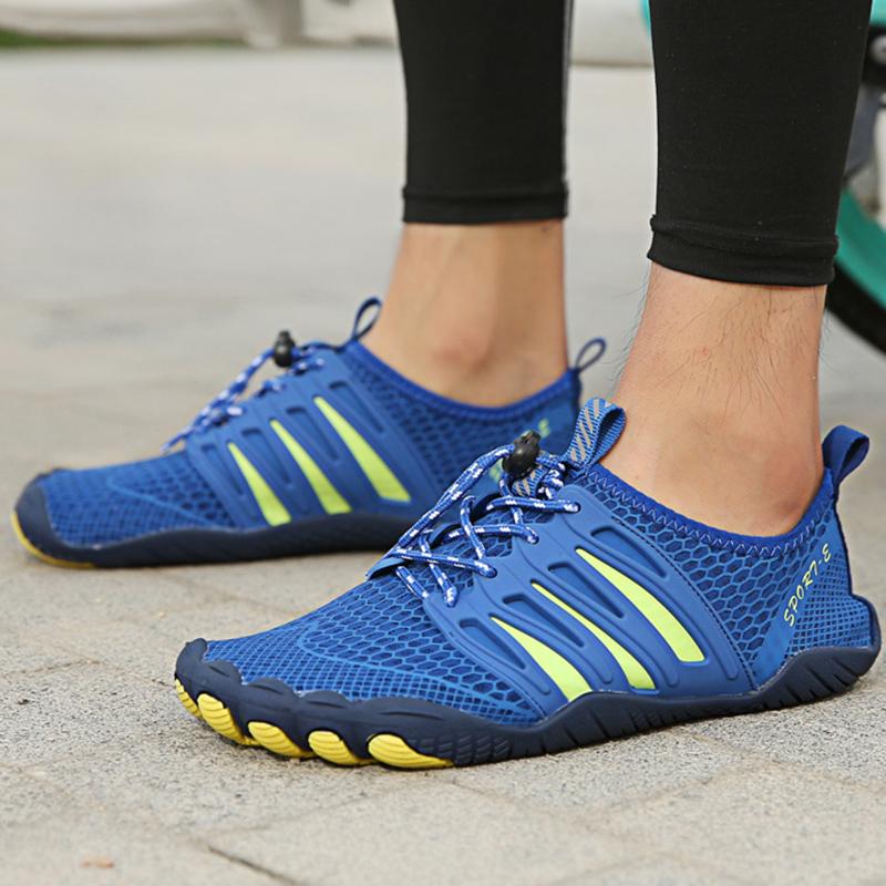 Vodní boty Vícebarevné Volitelné Unisex Plážové Plavecké Boty Šněrovací Brodění Pětiprsté Vodní Boty