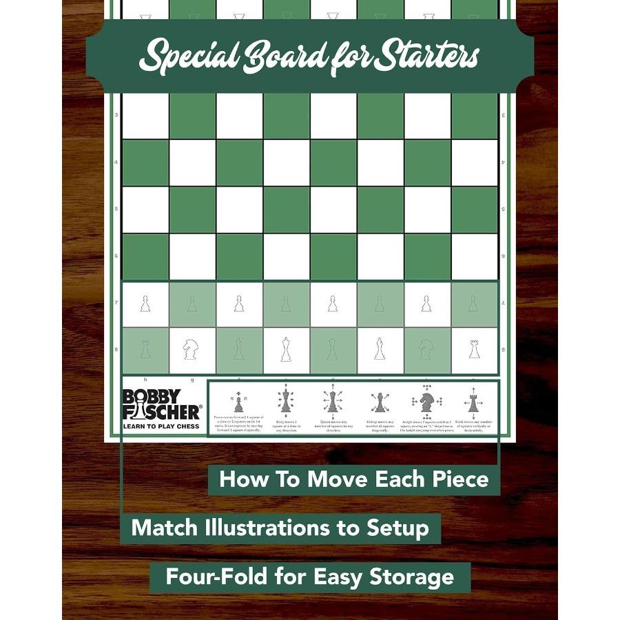 Learn To Play Chess Set Board Game for Beginners and 6 Count Educational STEM Learning Toy with Classic Design Perfect for Fami
