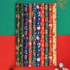 Christmas Gift Wrap: Thick Kraft Paper with Tree & Elk Design