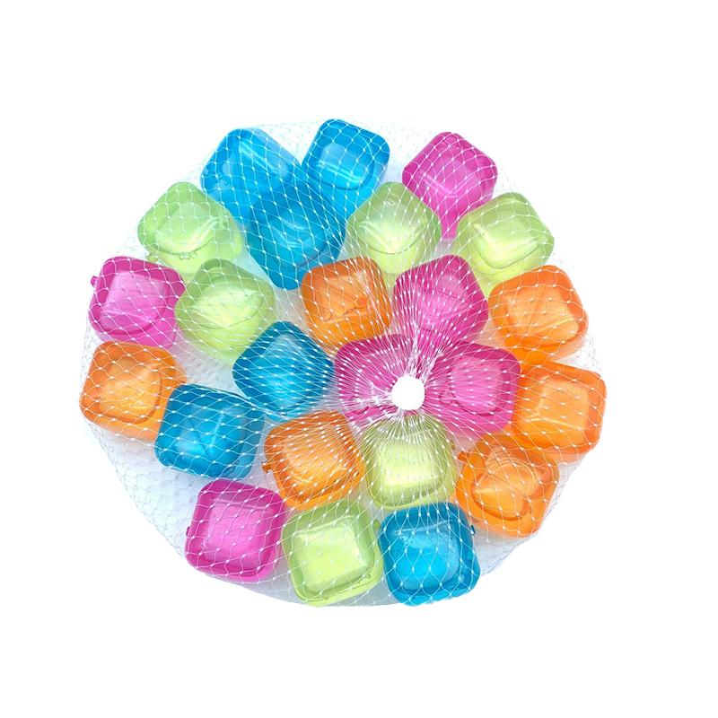 12 ks/sada Whisky Opakovaně použitelné ledové kostky Letní Odolné proti opotřebení Rocks Whisky Kostky Plastové Příslušenství