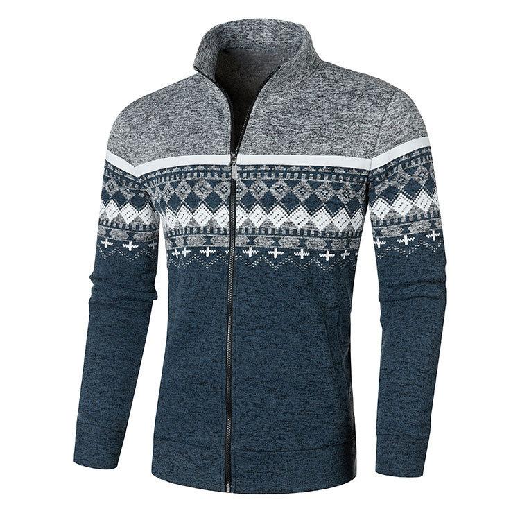 Cardigan da Uomo Autunno Inverno Giacca Maglione Cappotti Caldi Maglioni Casual Maschili Slim Fit Capispalla Maglioni Invernali 3XL Yasheng