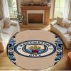 Manchester City FC Print Ronde Vloerkleed, Wasbaar Vloerkleed, Voor Entree Slaapzaal Wasruimte Kantoor Studiekamer, Woondecoratie Verjaardag Kerstcadeau