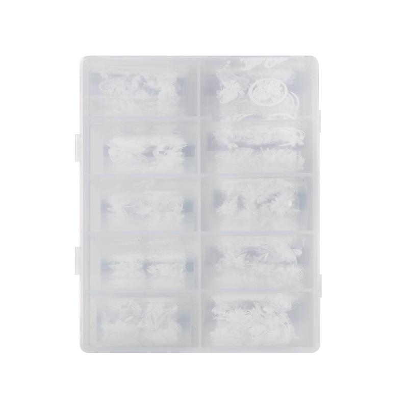 Summer Nail Art Decal Set: Snowdrop & Starry Sky In 10 Styles with Butterfly Stickers