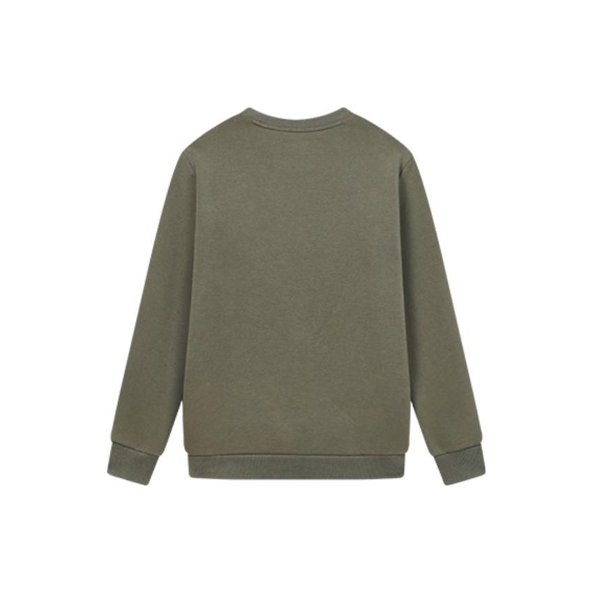 Fila Letter Round Neck Loose Sweatshirt Men Sweatshirt Military-Green F11M339210FKK