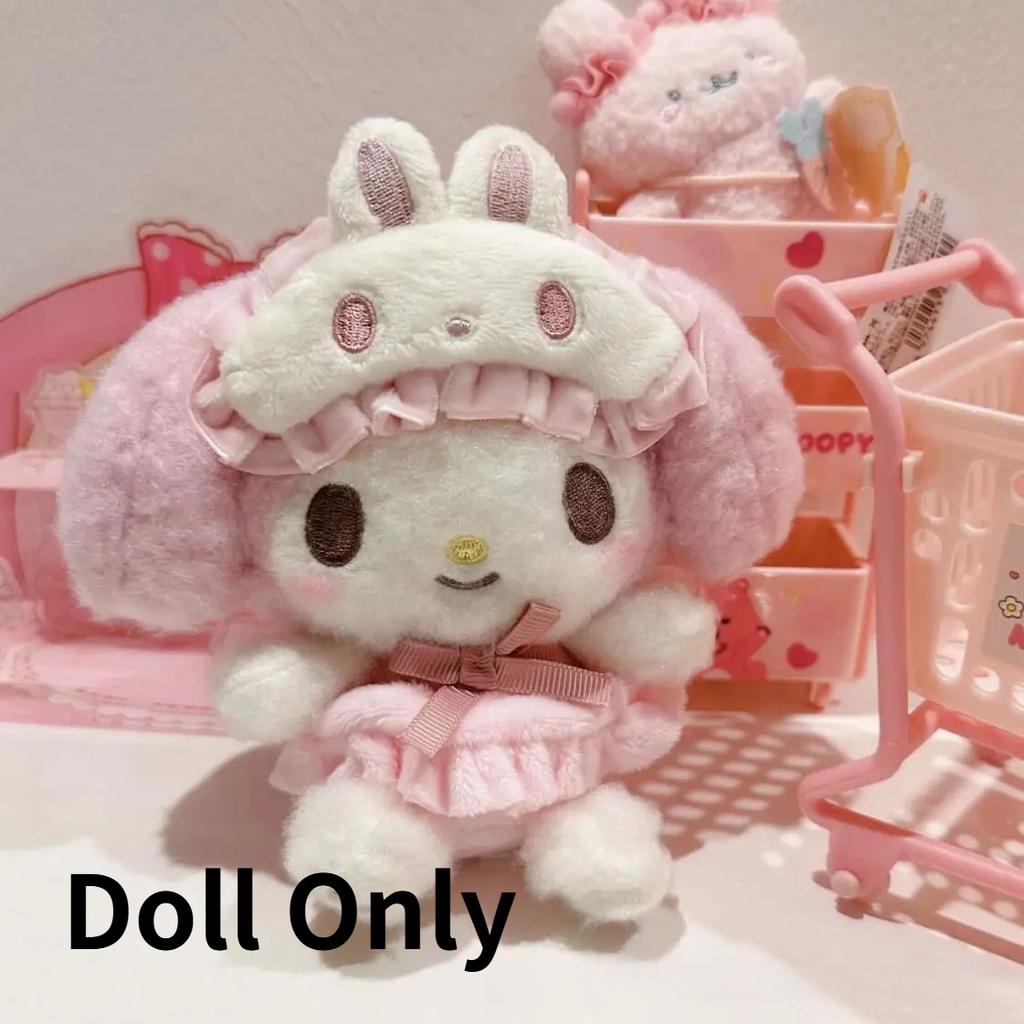 Latest Cute Eye Mask Pajama Series My Melody Doll Keychain, Including Three Styles:  1 Glasses+Doll  2 Doll Only  3 Glasses Only
