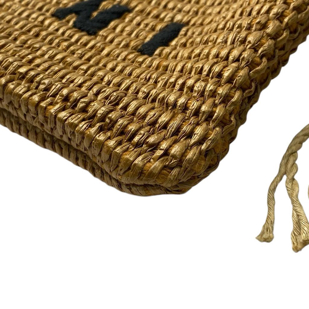 Used MARNIShoulder Bag Brown Raffia Women