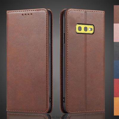 Magnetické kožené pouzdro pro Samsung Galaxy S10E G970F/U/W 5,8" s výklopným krytem, ​​peněženka, taška na telefon, pouzdro, kryty a pouzdra.