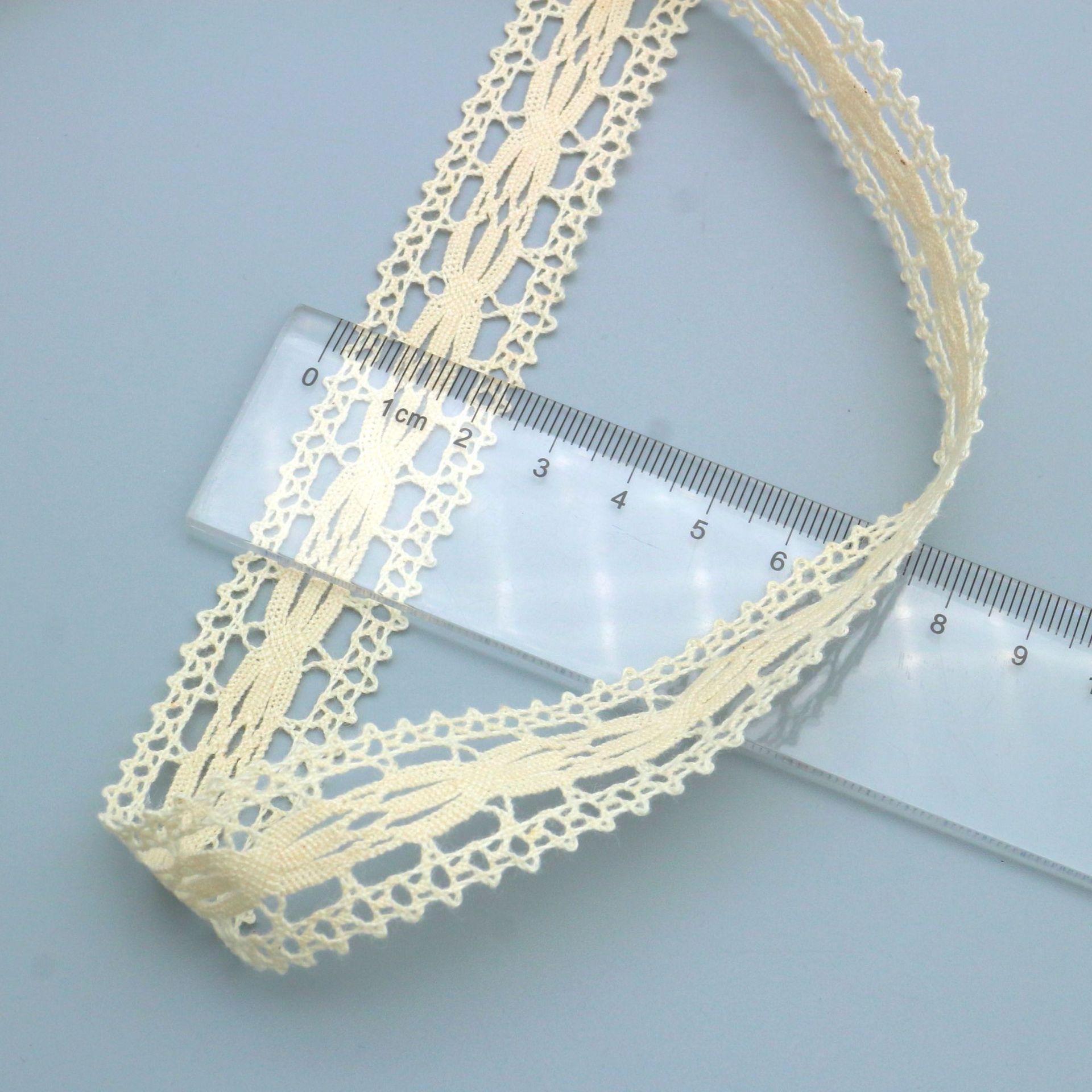 

Полая Хлопковая Нить Кружево Ручной Работы DIY Декоративная Кружевная Лента Одежда Одежда Скатерть Занавески Тканевый Материал Кружевной Край WX24044