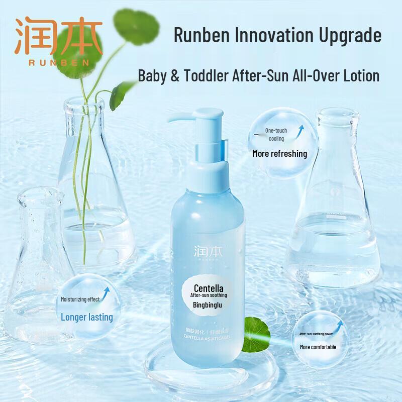 Runben Centella Asiatica After-Sun Soothing Gel Twin Pack