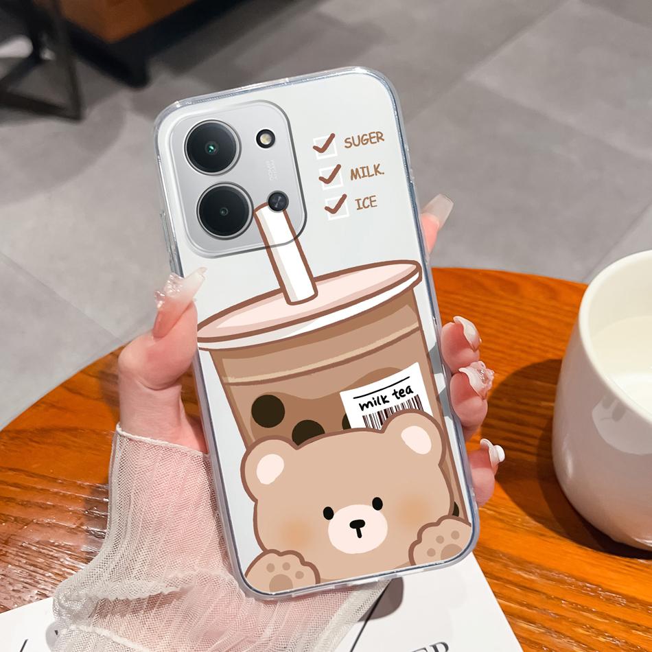 

Case For Redmi 15C 4G 5G Beautiful Flowers Soft TPU Transparent Lightweight Anti Drop Funda For Xiaomi Redmi 15 C Back Cover Redmi 15C 5G