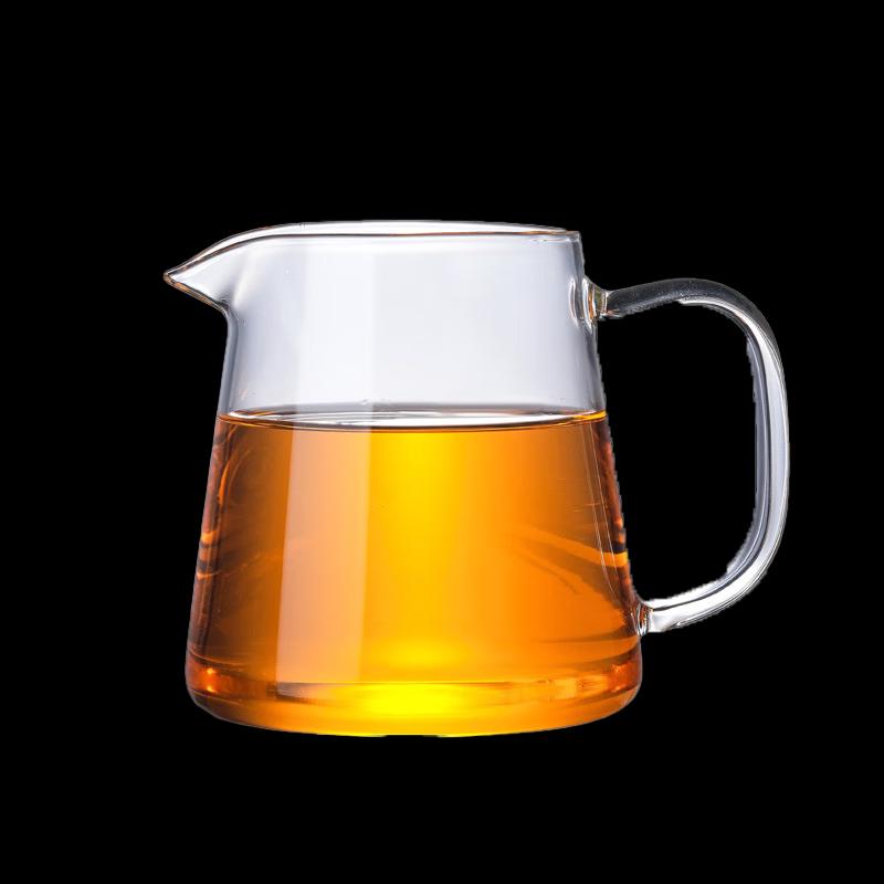 Heat-Resistant Glass Gongdao Cup & Tea Strainer Set