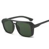 Punk Style Women's Sunglasses Vintage Square Double Bridge Man Sun Glasses Driving Hiking Man's Sunglass