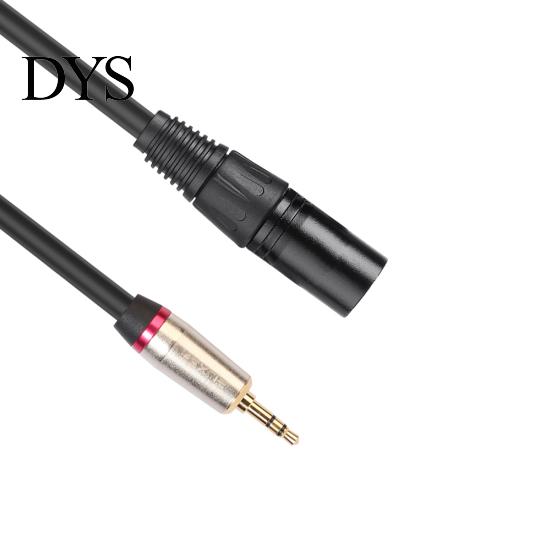 30cm 3.5mm Male to 3 Pin XLR Stereo Audio Adapter Cable Converter Cord