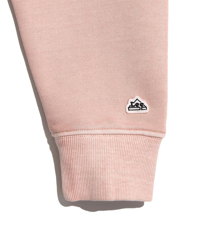LEE Women Big Twitch Dying Logo Sweatshirt Light Pink