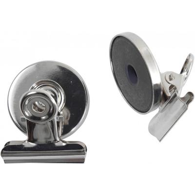 Klipsy magnetyczne Esselte 2 szt. 32 mm (Chrom)