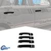 4XBlack ABS Exterior Door Handle Cover Trim Decor For 10+ 4Runner Accessories