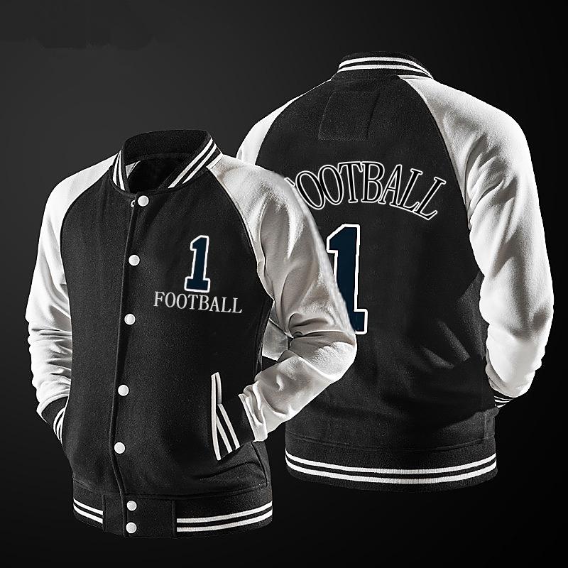 Buy Mens Baseball Uniform Jackets Fashion Football NO.1 Printed