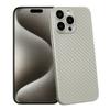 KZDOO For iPhone 15 Pro Max Carbon Fiber Texture Back Case PP Cell Phone Cover