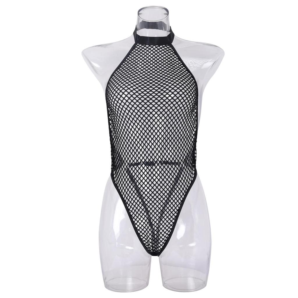 Sexy Fishnet See-Through Erotic Lingerie Bodysuit 1720