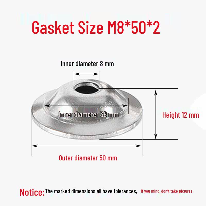 Stainless Steel Bowl-Shaped Adjustable Foot Washer for Pot Lids