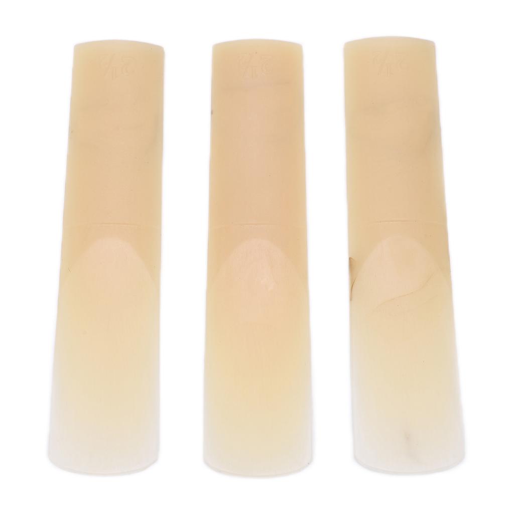 3 Pcs Alto Saxophone Reed Portable Wear Resistant Durable Advanced Craft Resin Alto Saxophone Reed