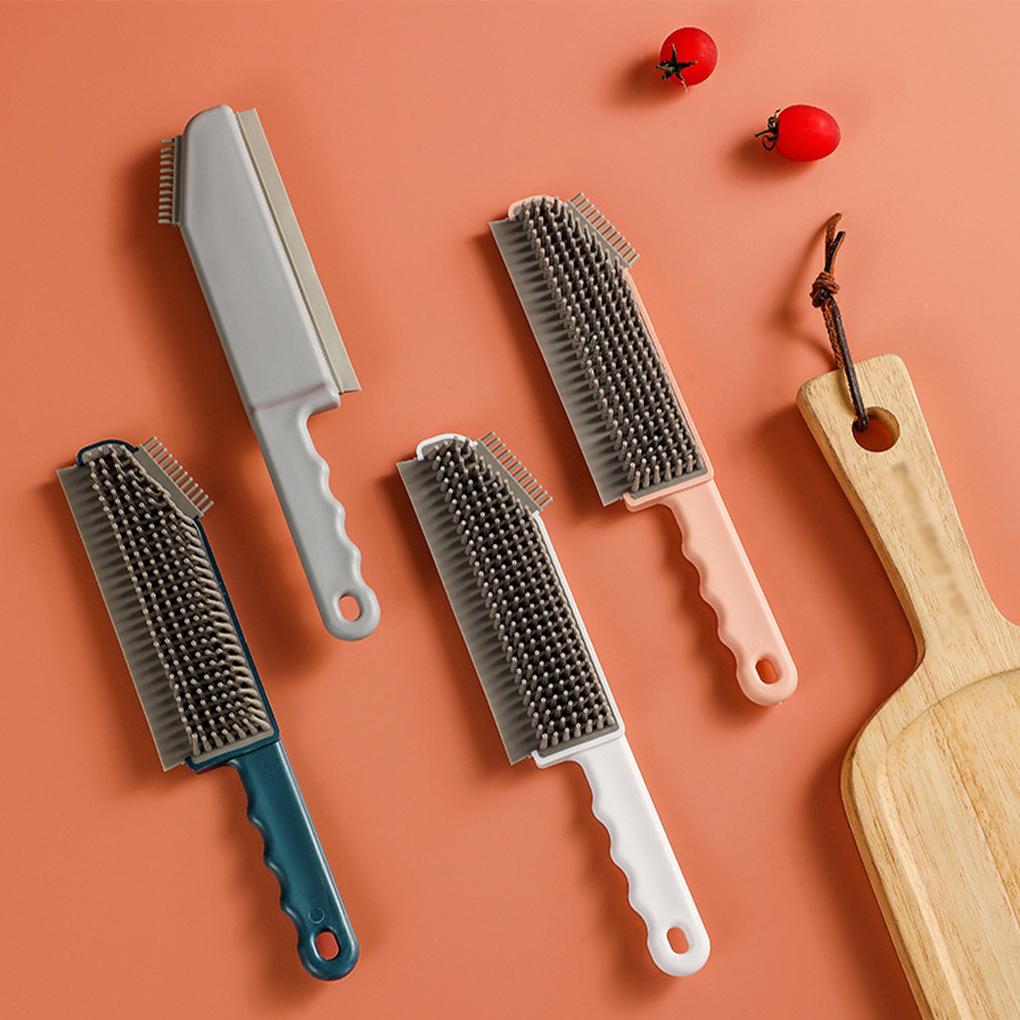 Cleaning Brush Window Dust Removing Brush Handle Plastic Glass Kitchen Scraper