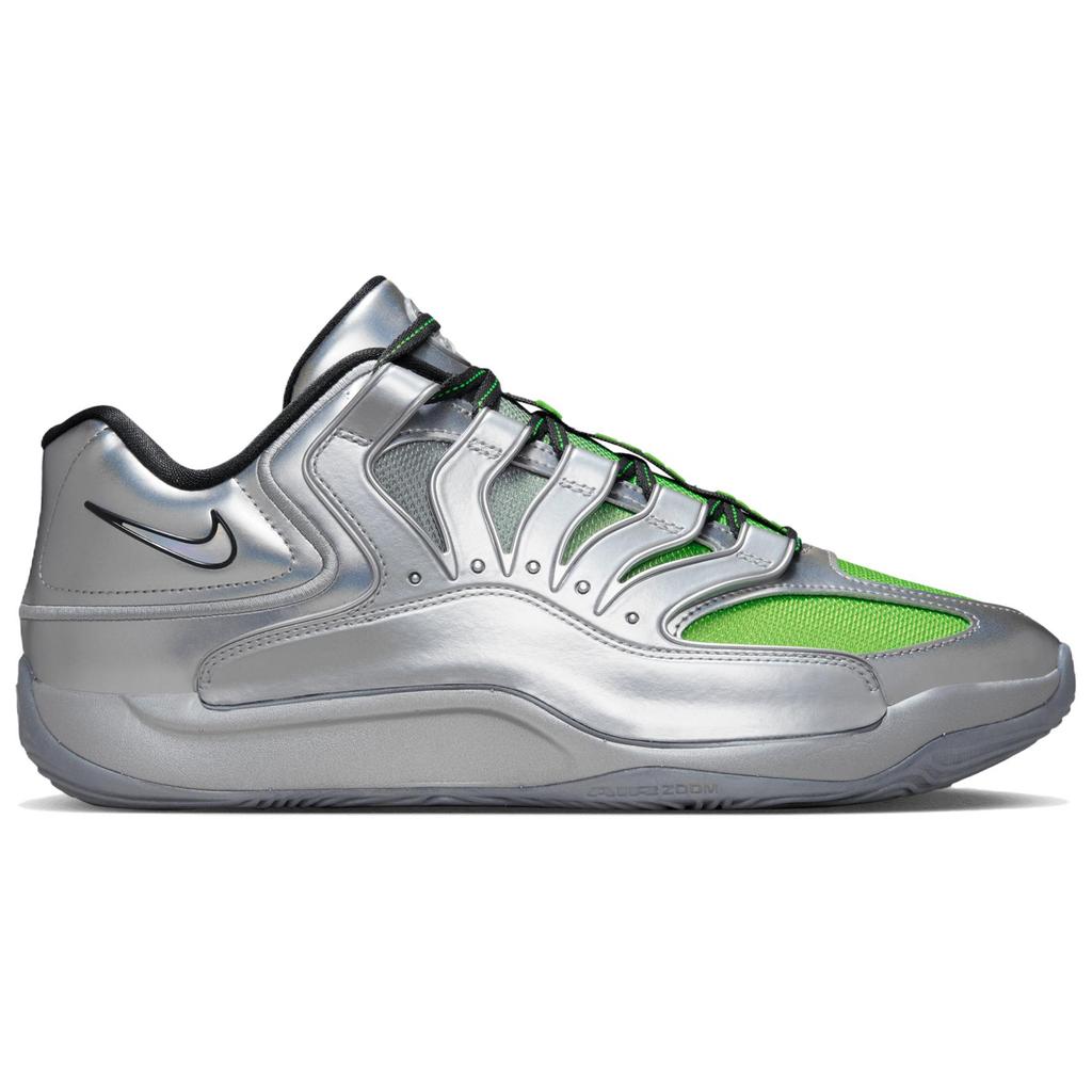 Nike KD 18 EP EYBL Men Sneakers Silver Metallic-Silver Green-Strike IF2518-001