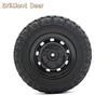 5mm Hex MN99S Rubber RC Wheels for MN98 MN82, WPL C24-1 B36 D12 C64 D74-1 Off Road Car Upgrade, High-Performance RC Tire